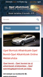 Mobile Screenshot of opel-alkatreszek.hu